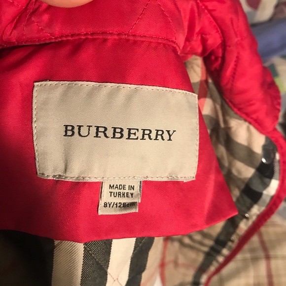 SOLD Burberry jacket sz 8 - Picture 3 of 5